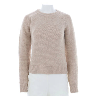 Saint Laurent Women's Crewneck Pullover Sweater Wool