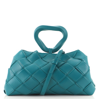 Bottega Veneta Grasp Top Handle Bag Maxi Intrecciato Leather