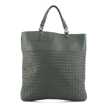 Bottega Veneta Flat Shopper Tote Intrecciato Nappa Tall