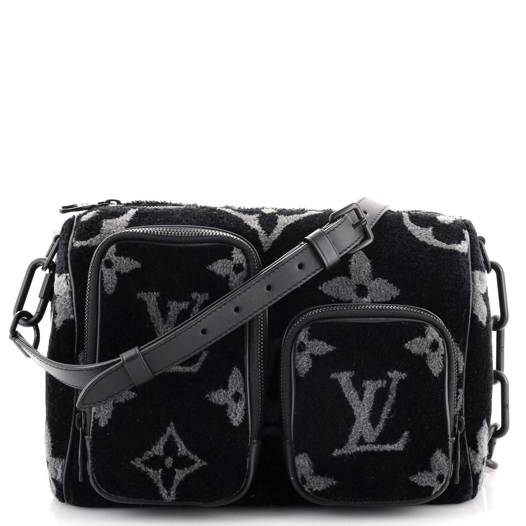 Louis Vuitton Speedy Multipocket Bag Monogram Eclipse Tuffetage 25 Black