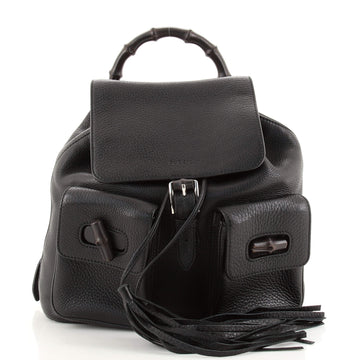 Gucci Bamboo Tassel Backpack Leather Medium
