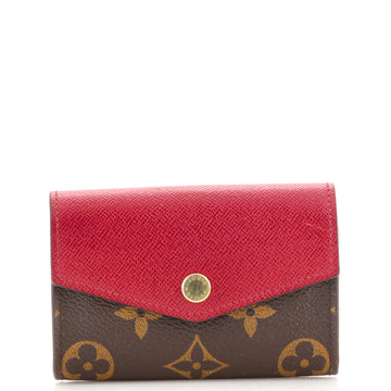 Louis Vuitton Zoe Wallet Damier and Leather