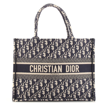Christian Dior Book Tote Oblique Canvas Medium