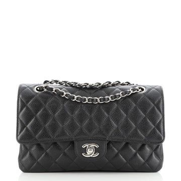Chanel Classic Double Flap Bag Quilted Caviar Medium