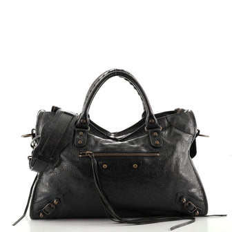 Balenciaga City Classic Studs Bag Leather Medium