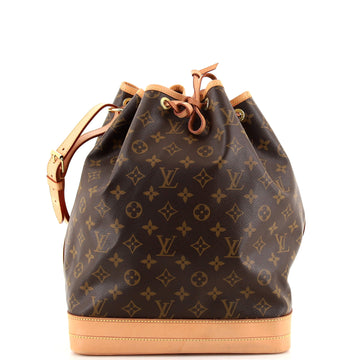 Louis Vuitton Noe Handbag Monogram Canvas Large