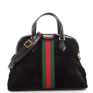 Gucci Ophidia Dome Top Handle Bag Suede Medium