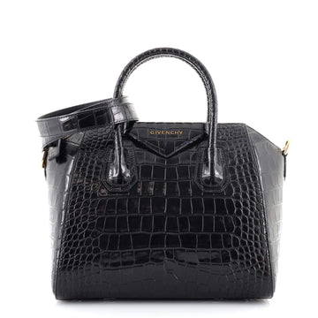 Givenchy Antigona Bag Crocodile Embossed Leather Small