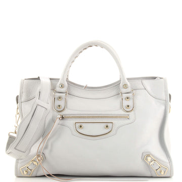 Balenciaga City Classic Metallic Edge Bag Leather Medium