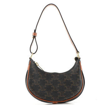 Celine Ava Bag Triomphe Coated Canvas Mini