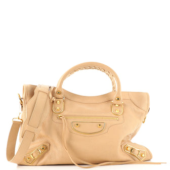 Balenciaga City Classic Metallic Edge Bag Leather Medium