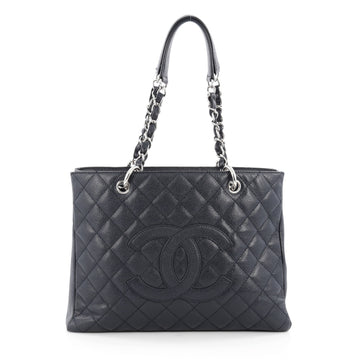 Chanel Grand Shopping Tote Quilted Caviar