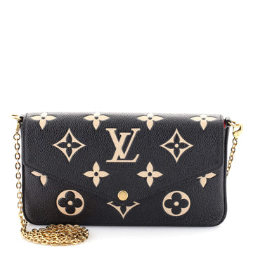 Louis Vuitton Felicie Pochette Bicolor Monogram Empreinte Giant