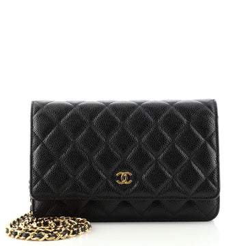 Chanel Wallet on Chain Quilted Caviar