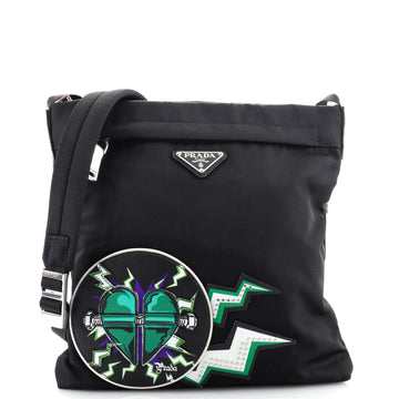 Prada Frankenstein Messenger Bag Printed Tessuto