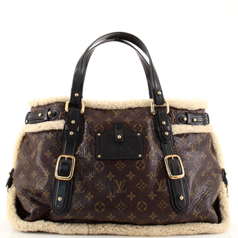 Louis Vuitton Thunder Handbag Limited Edition Monogram and Shearling