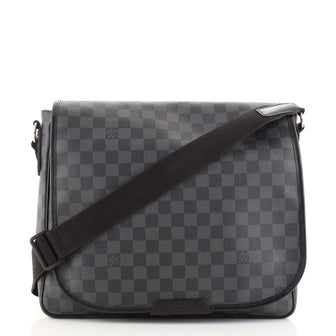 Louis Vuitton Daniel Messenger Bag Damier Graphite MM Black 230474103