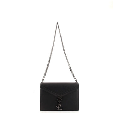 Saint Laurent Cassandra Chain Shoulder Bag Leather Small