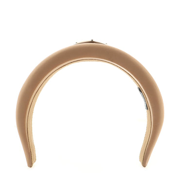 Prada Triangle Logo Headband Nylon