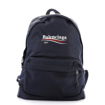 Balenciaga Everyday Campaign Explorer Backpack Embroidered Nylon