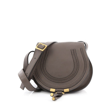 Chloe Marcie Crossbody Bag Leather Small brown
