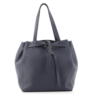 Celine Phantom Tie Cabas Tote Leather Small