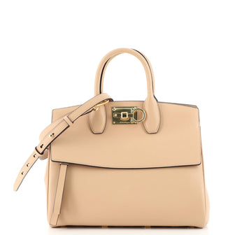 Salvatore Ferragamo Studio Satchel Leather Small