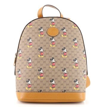 Gucci Disney Mickey Mouse Backpack Printed Mini GG Coated Canvas Small