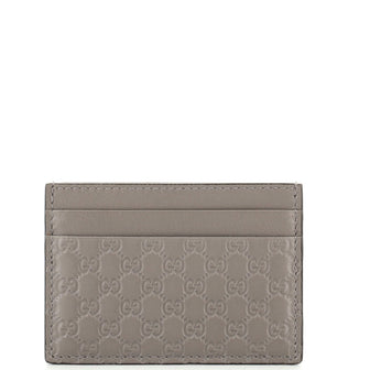 Gucci Card Holder (Outlet) Microguccissima Leather