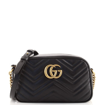 Gucci GG Marmont Shoulder Bag Matelasse Leather Small