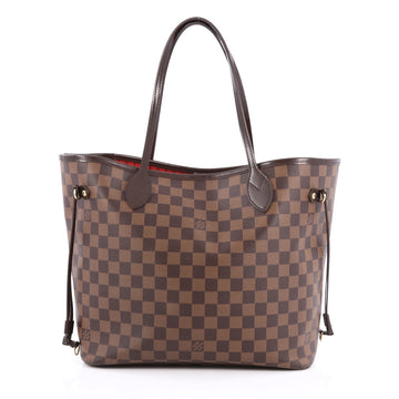 Louis Vuitton Neverfull NM Tote Damier MM brown