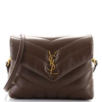 Saint Laurent LouLou Shoulder Bag Matelasse Chevron Leather Toy