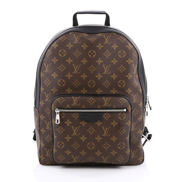 Louis Vuitton Josh Backpack Macassar Monogram Canvas brown