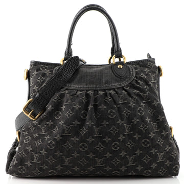 Louis Vuitton Neo Cabby Handbag Denim GM
