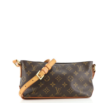 Louis Vuitton Trotteur Handbag Monogram Canvas