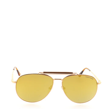 Tom Ford Sean Aviator Sunglasses Metal