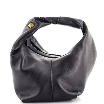 Valentino Roman Stud Hobo Leather Small