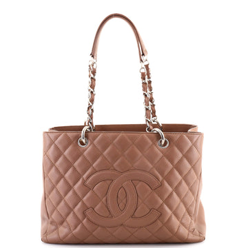 Chanel Grand Shopping Tote Quilted Caviar