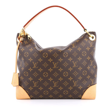 Louis Vuitton Berri Handbag Monogram Canvas PM brown