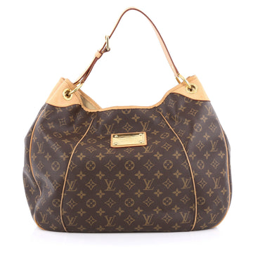 Louis Vuitton Galliera Handbag Monogram Canvas GM brown