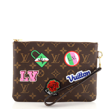 Louis Vuitton City Pouch Limited Edition Patches Monogram Canvas
