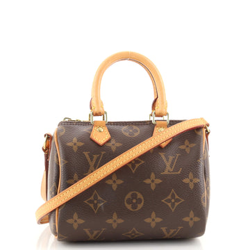 Louis Vuitton Speedy Bandouliere Bag Monogram Canvas Nano