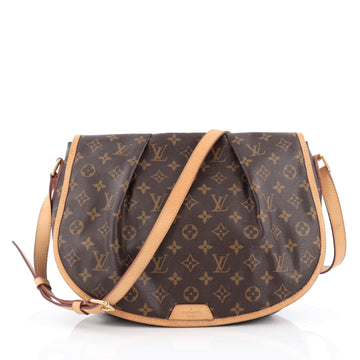 Louis Vuitton Menilmontant Handbag Monogram Canvas MM