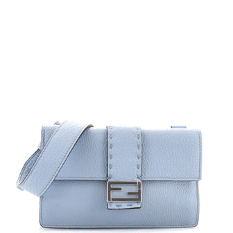 Fendi Selleria Baguette Convertible Pouch Leather