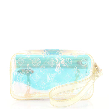 Louis Vuitton Pochette Volga Limited Edition Monogram Prism PVC