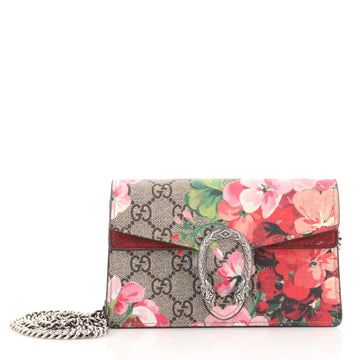 Gucci Dionysus Bag Blooms Print GG Coated Canvas Super Mini
