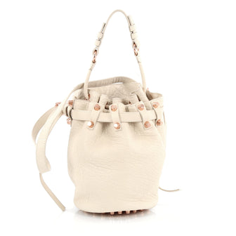 Alexander Wang Diego Bucket Bag Leather Small Neutral