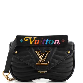 New wave leather crossbody bag Louis Vuitton Black in Leather