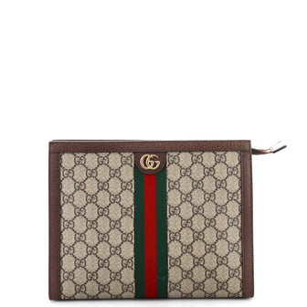 Gucci Ophidia Toiletry Pouch GG Coated Canvas Large