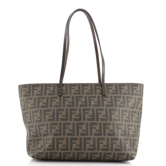 Fendi Roll Tote Zucca Coated Canvas Medium